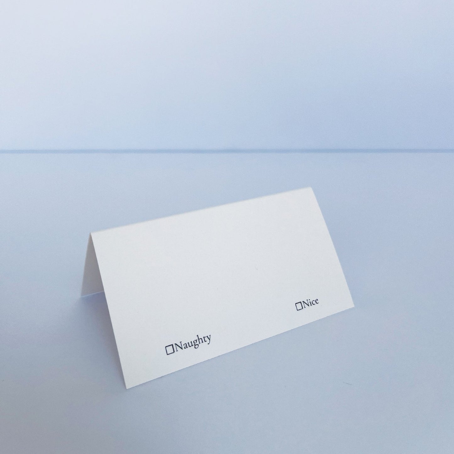 Naughty or Nice Place Cards