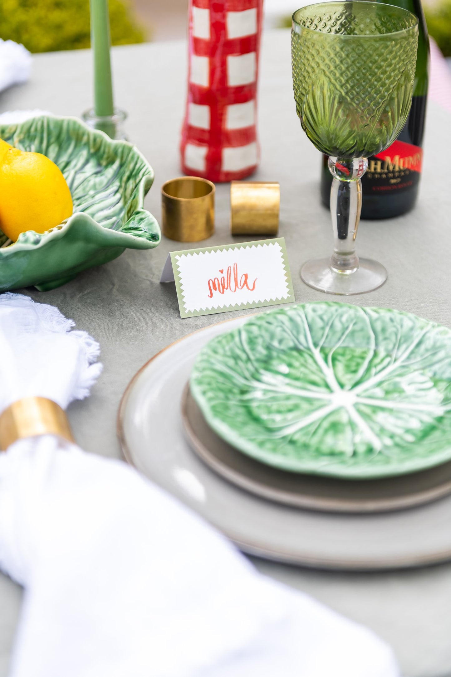 Green Gatherings Place Cards