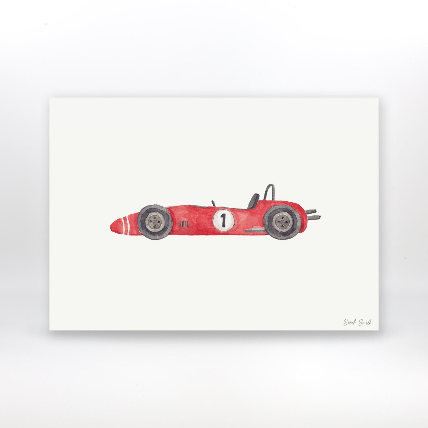 Red Race Car