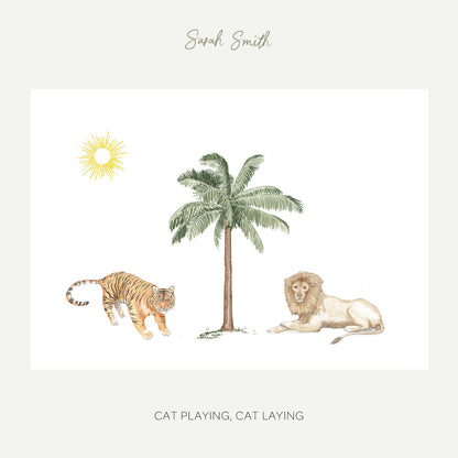 A4 Safari & Jungle Nursery Collection