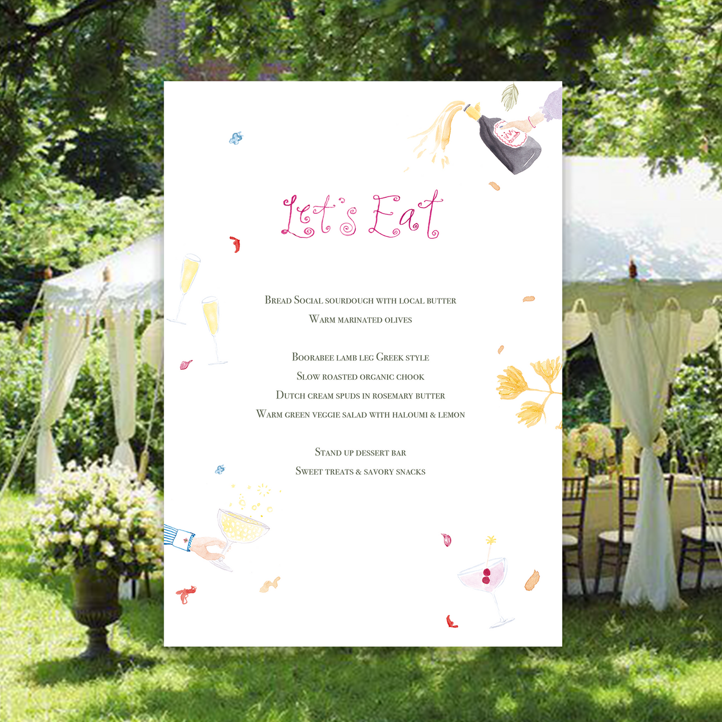 Celebratory Feast Menu