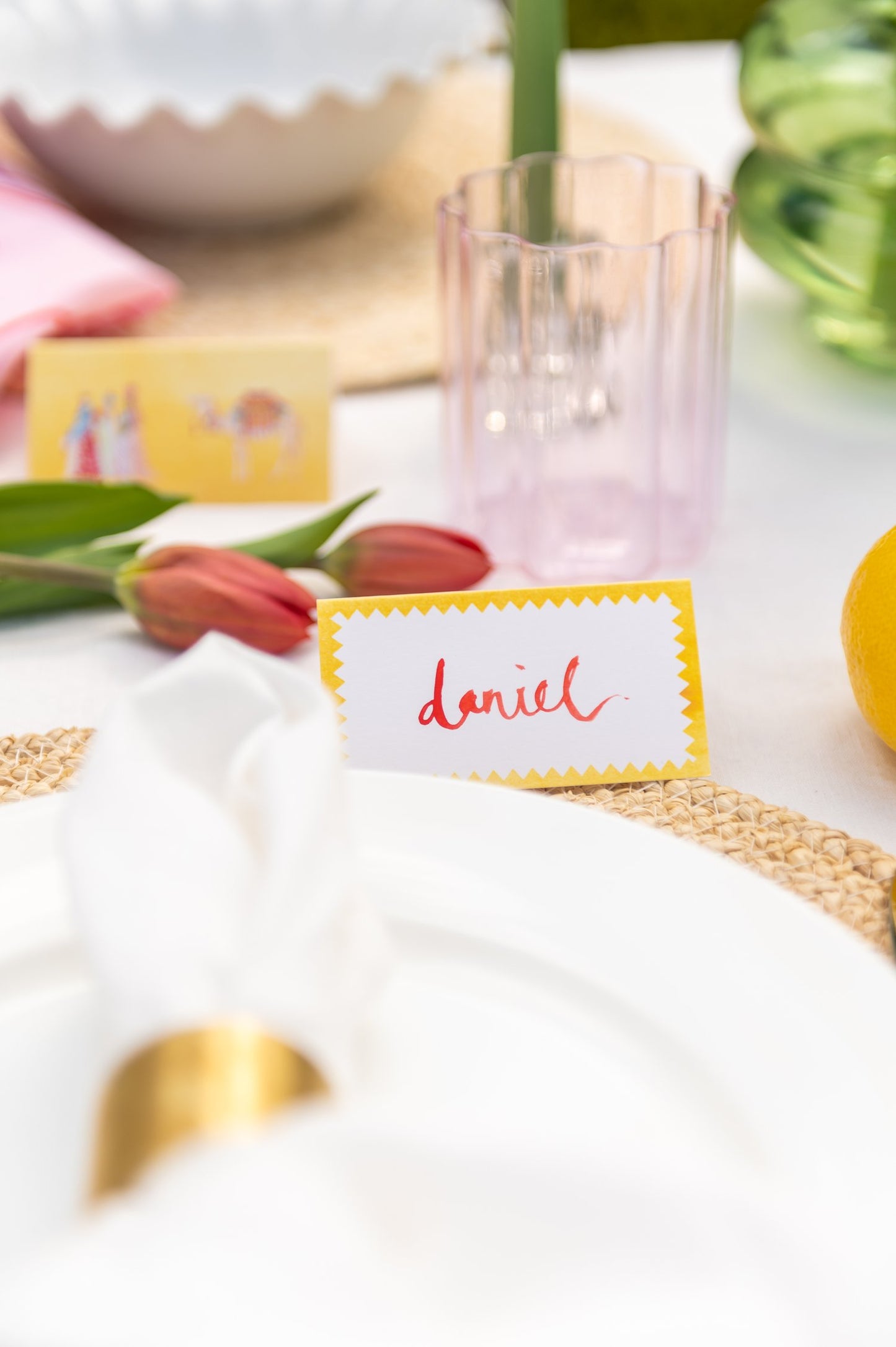 Merry In Morocco Place Cards
