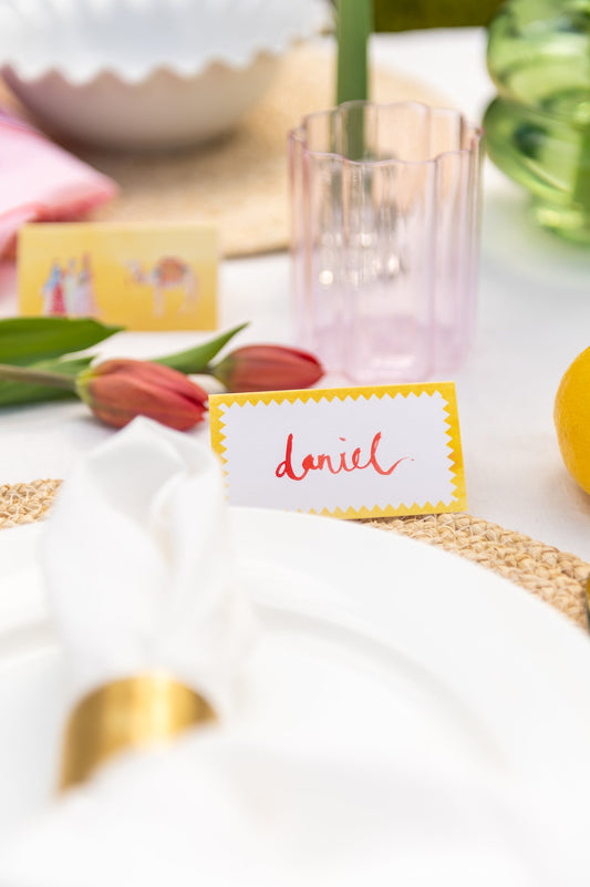 Merry In Morocco Place Cards
