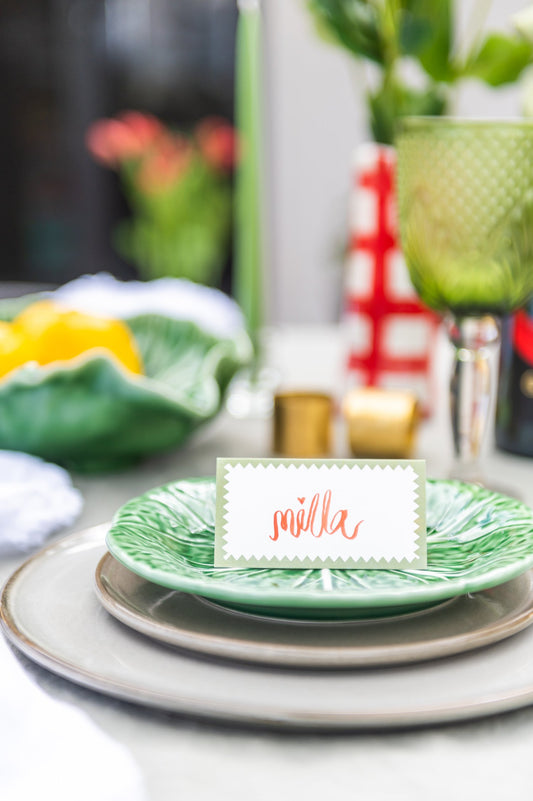 Green Gatherings Place Cards